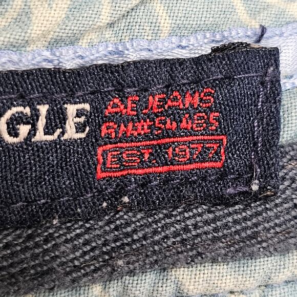 American Eagle Micro Mini Pleated Denim Skirt Size 2 NWOT Y2k Grunge Trendy - Picture 7 of 7